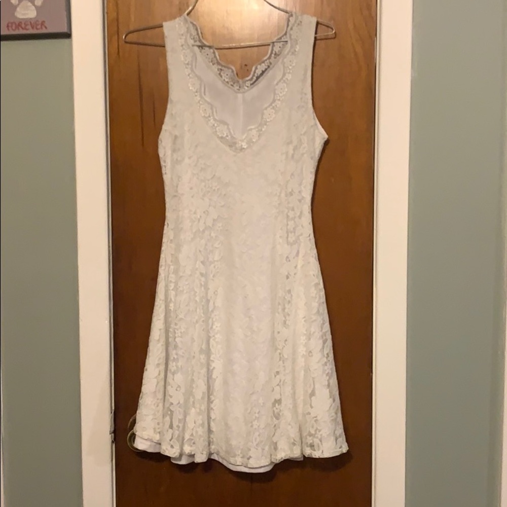 White Lace Dress.